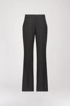 Pantalon Droit Gris Moyen