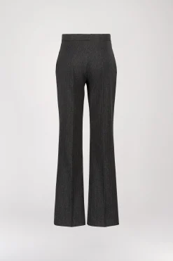 Pantalon Droit Gris Moyen