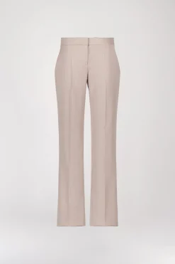 Pantalon Droit Taupe Moyen