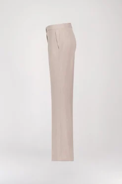 Pantalon Droit Taupe Moyen
