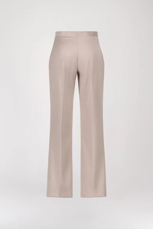 Pantalon Droit Taupe Moyen