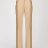Pantalon en lin beige