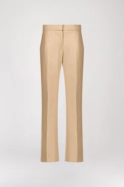 Pantalon en lin beige