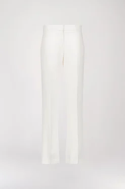 Pantalon en lin blanc