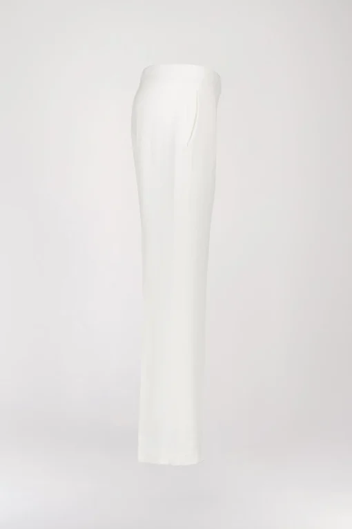 Pantalon en lin blanc