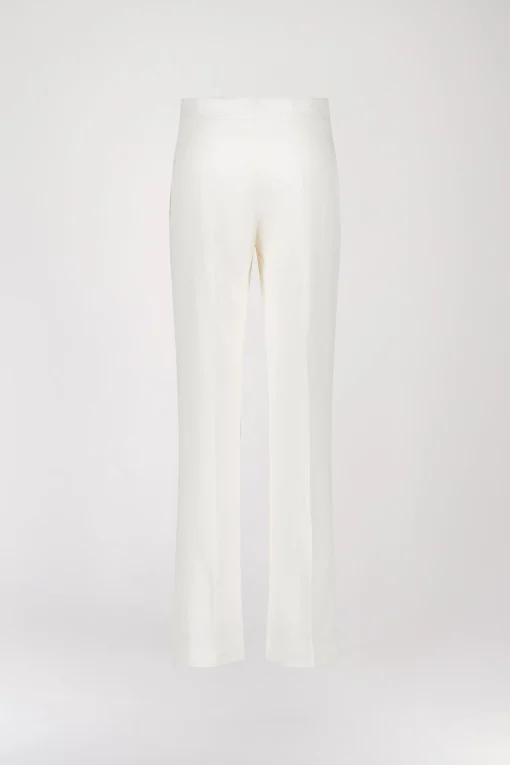 Pantalon en lin blanc