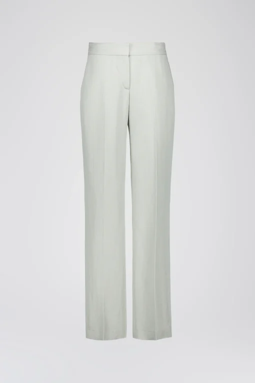 Pantalon en lin vert d'eau