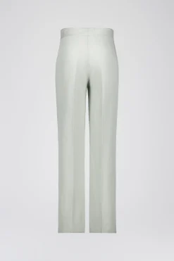 Pantalon en lin vert d'eau