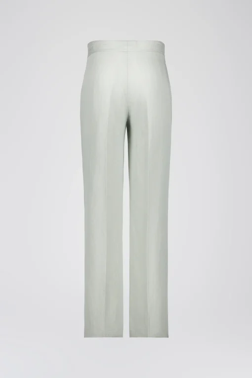 Pantalon en lin vert d'eau