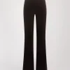 Pantalon en velours ebene