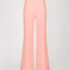 Pantalon fluide abricot