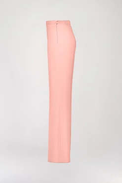 Pantalon fluide abricot