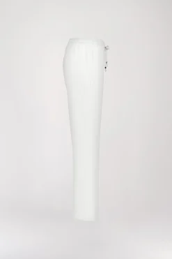 Pantalon fluide large blanc cassé