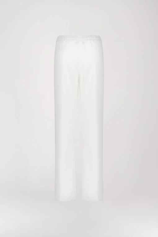 Pantalon fluide large blanc cassé