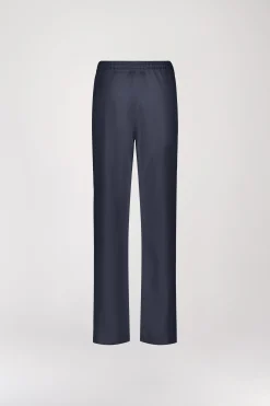 Pantalon fluide large marine