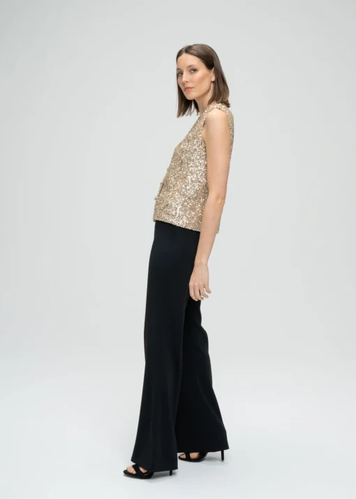 Pantalon fluide noir