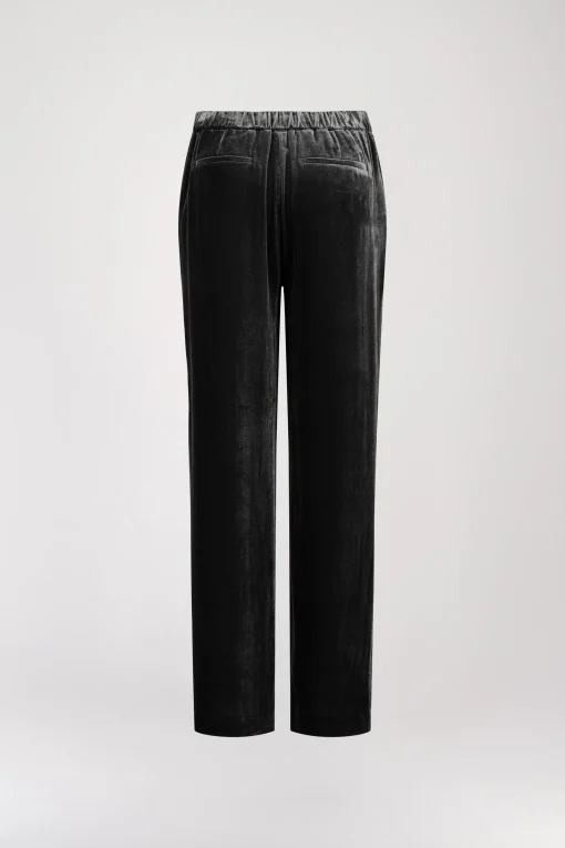 Pantalon large en velours noir