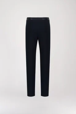 Pantalon legging à pince marine