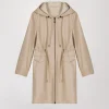 Parka réversible beige