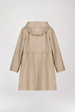 Parka réversible beige