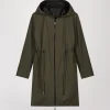Parka réversible noire et kaki