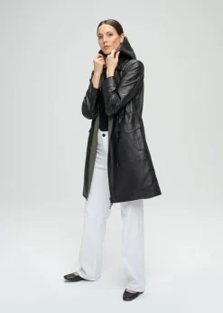 Parka réversible noire et kaki