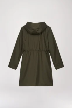 Parka réversible noire et kaki