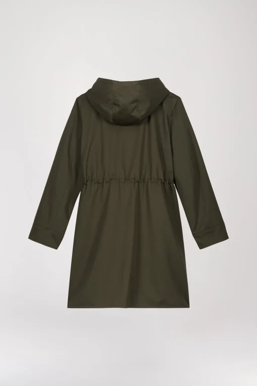 Parka réversible noire et kaki