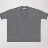Poncho seamless gris moyen