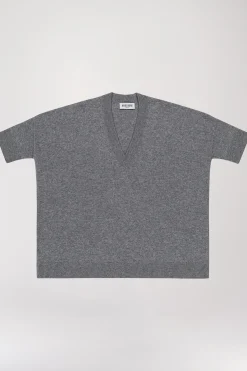 Poncho seamless gris moyen
