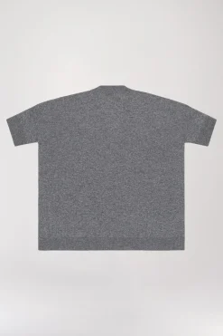 Poncho seamless gris moyen