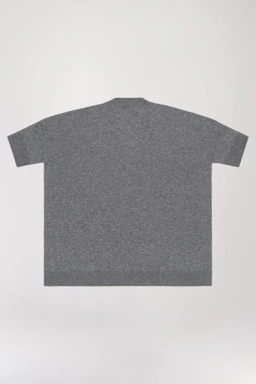 Poncho seamless gris moyen