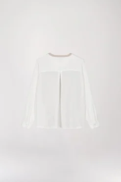 Pull bi-matière trompe-l'œil béton