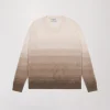 Pull cachemire brossé taupe moyen