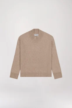 Pull col montant semi-oversize