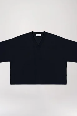 Pull col V oversize marine