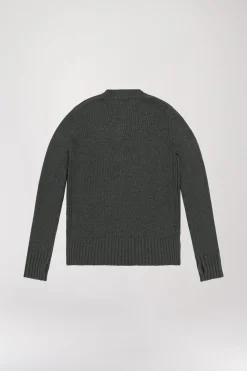 Pull en cachemire kaki