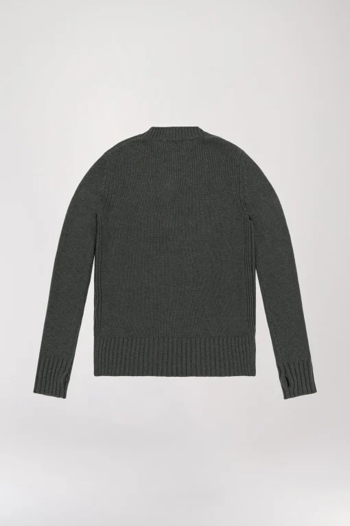 Pull en cachemire kaki