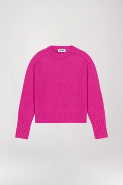 Pull oversize fuchsia