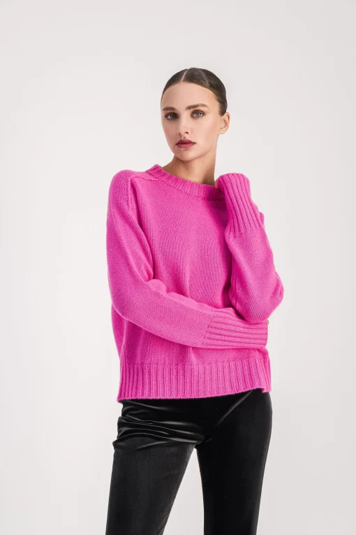 Pull oversize fuchsia