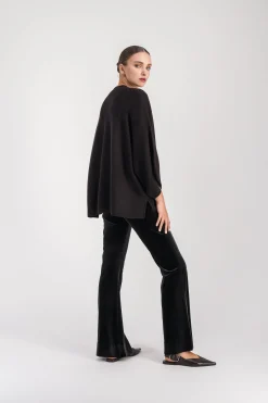 Pull poncho ebene