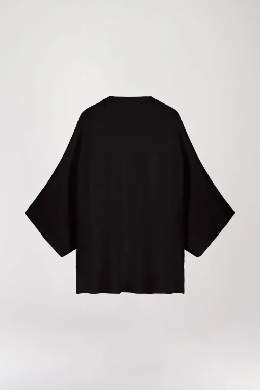 Pull poncho ebene