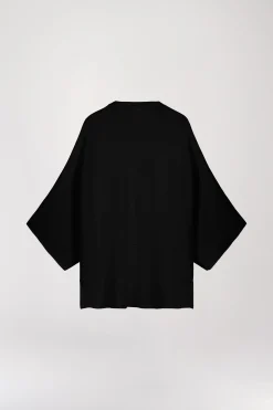 Pull poncho noir