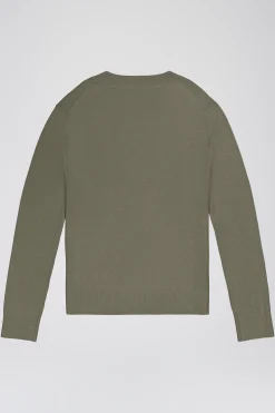 Pull sauge en maille légère