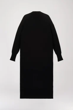 Robe col cheminé noire