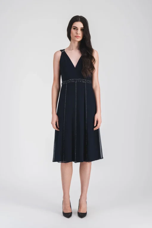 robe empire en marine