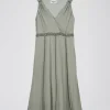 Robe empire en sauge