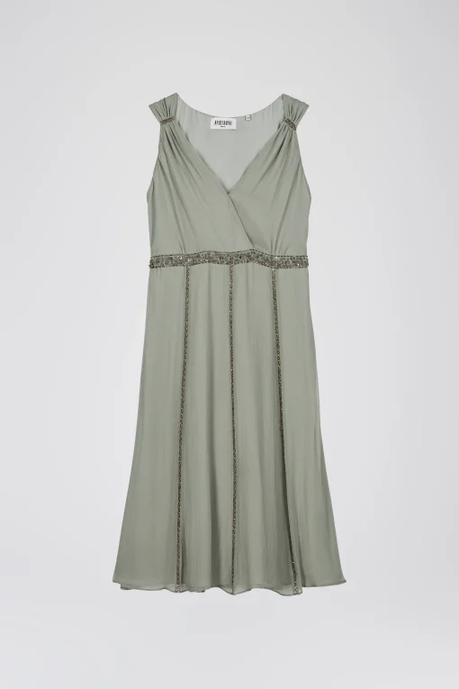 Robe empire en sauge