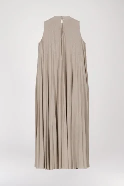 Robe longue dorée
