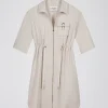 Robe surchemise courte beton